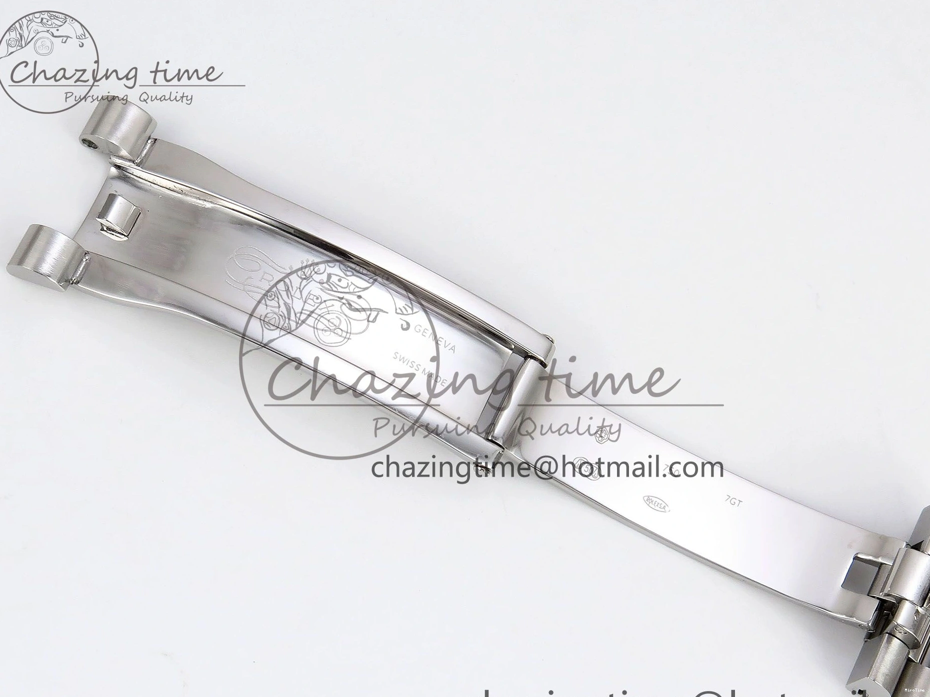 MiroTime 0226 GoodFit DayDate 40 SS JDF 904L Steel Silver Crystal Dial on President Bracelet VR3255 V3 (Gain Weight) 1431